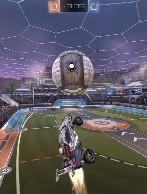rocket league TikTok clip thumbnail
